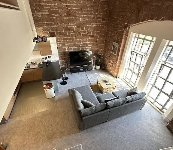 The Engine House At Dixons Chimney Near Carlisle Castle Unique Historic With 65 Inch Sky Glass And Private Parking Apartment