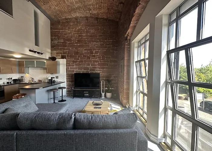 The Engine House At Dixons Chimney Near Carlisle Castle Unique Historic With 65 Inch Sky Glass And Private Parking Carlisle (Cumbria)